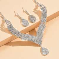 Parure Cristal Brillant-Collier & Boucles
