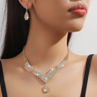 Parure Cristal Brillant-Collier & Boucles