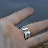 Bague de Lotus en Argent Pure S999